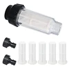 Water Filter Garden Hose, 3/4 Inch Water Pre-Filter Water Filter Set With 5 Filter Inserts + 2 Quick Adapters 1