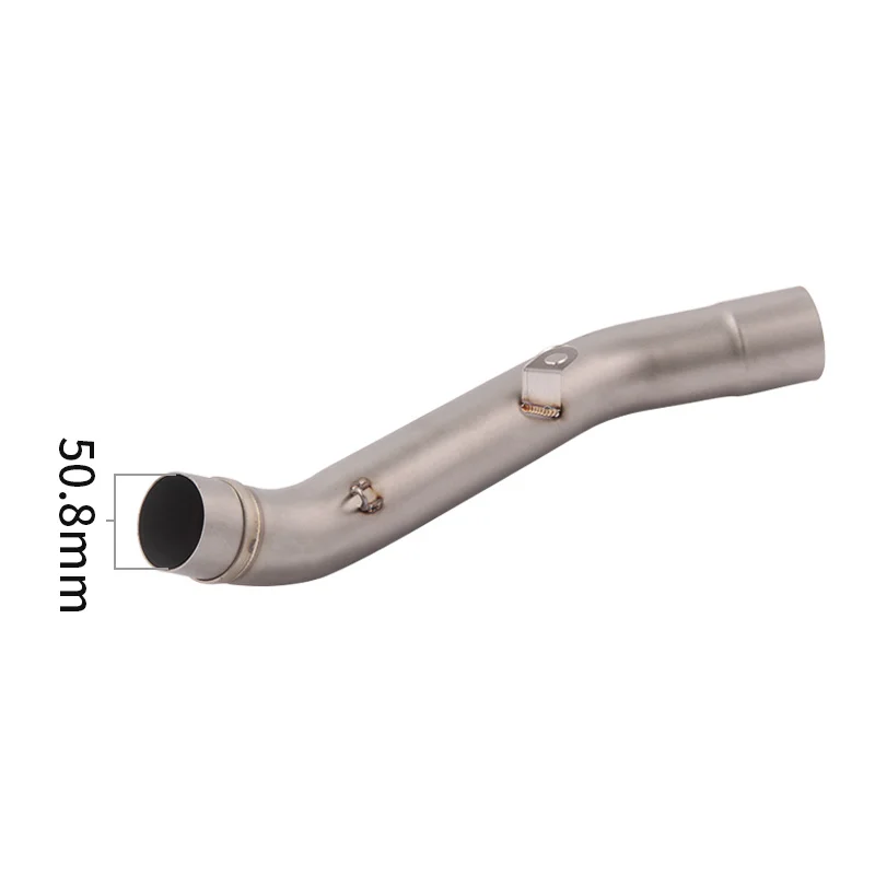 Motorcycle Exhaust Muffler Tube Middle Link Pipe Connection 51mm Escape Moto Slip-On For KAWASAKI Z800 Z 800 2013 - 2016 Years - Image 3