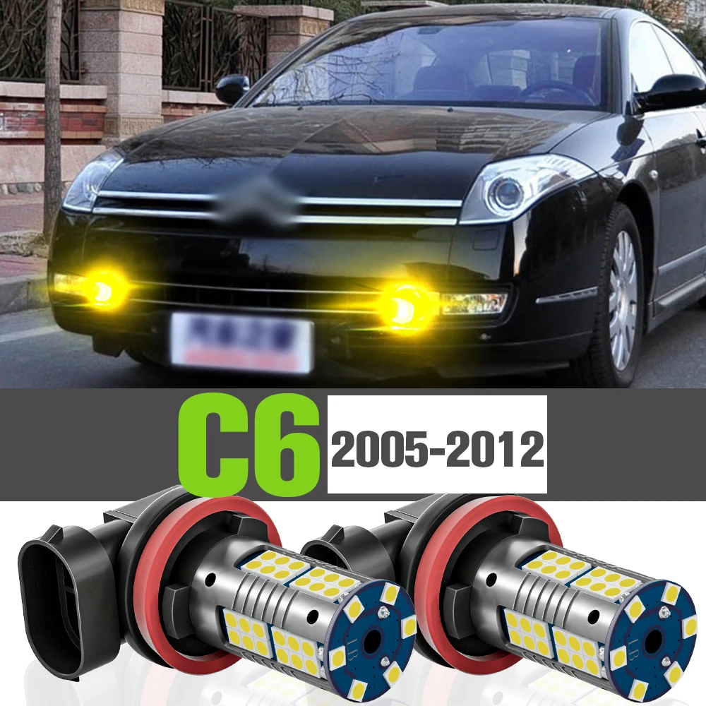 

2x LED Fog Light Accessories Lamp For Citroen C6 2005-2012 2006 2007 2008 2009 2010 2011
