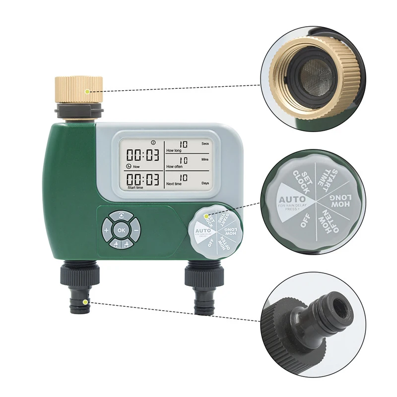 Automatic Watering timers Garden Watering Sprinkler System Irrigation Controller Outdoor Programmable 2