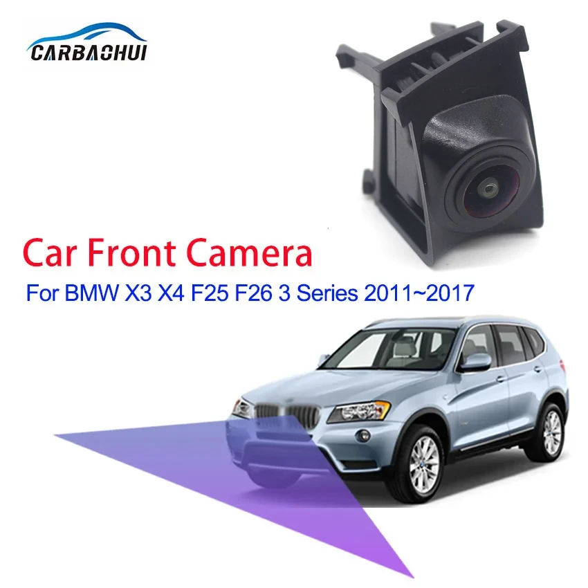 

HD CCD Car Front View Parking Night Vision Positive Waterproof Logo Camera For BMW X3 X4 F25 F26 3 Series 2011~2015 2016 2017