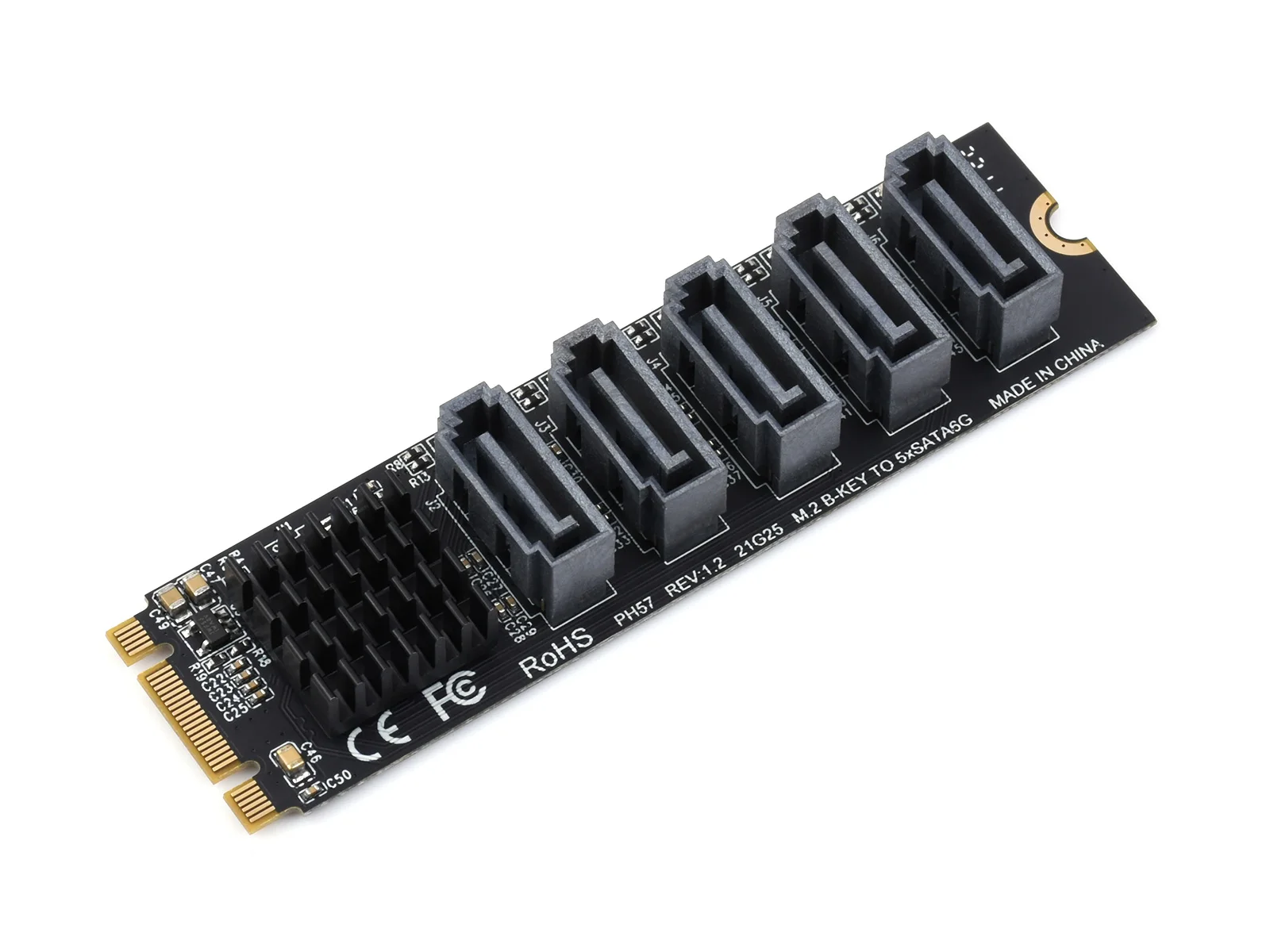 

Фонарь, M.2 NGFF SATA на 5-Ch SATA3, контрольный чип JM582