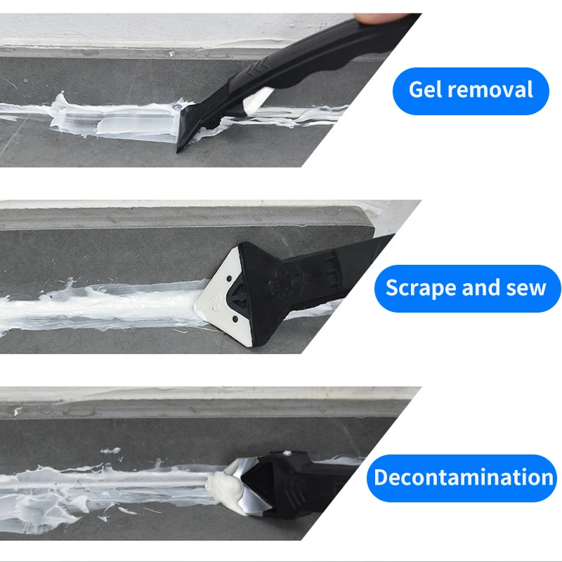 5 in 1 Scraper Car Gap Cleanning Remover Tool Set Car Multipurpose Cleanning Accessories Caulking Finisher Sealant Remover Tool scraper tool kit