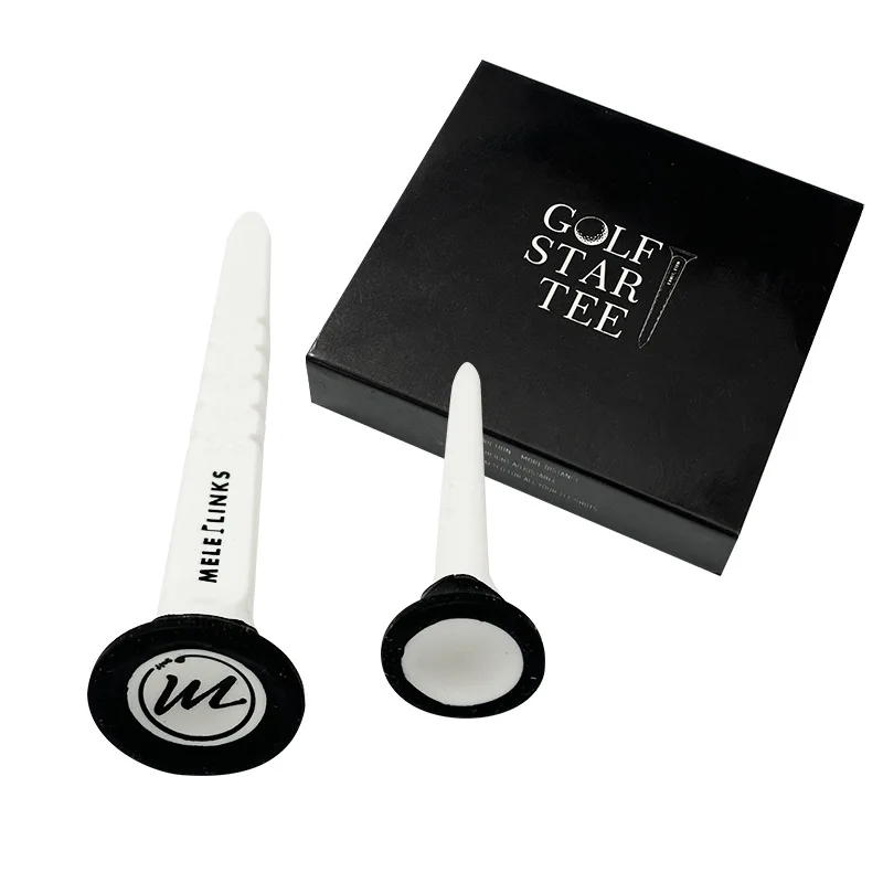 12 Pcs/Box Golf Tees 45mm 79mm Plastic Adjustable Tees Reduces Friction Side Spin Step Down Tees Golf  Accessories Drop Ship