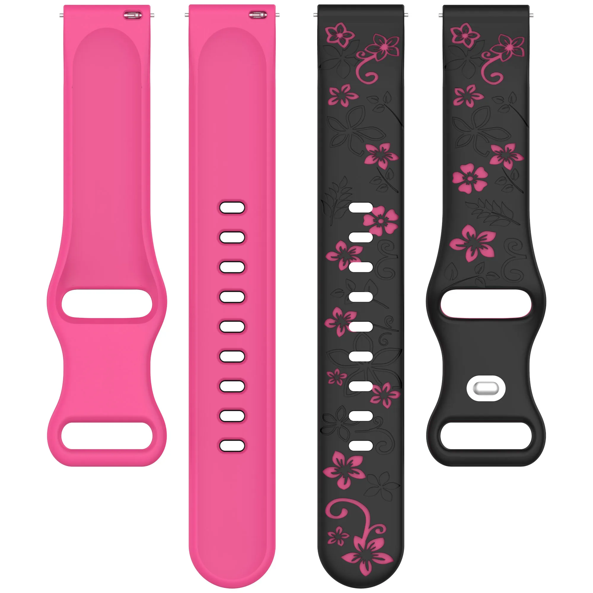 18mm Silicone Watch Band Replacement Strap Bracelet