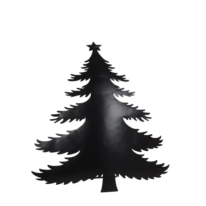 

31.00 inch Black Metal Tree for outdoor Christmas decorative tree;