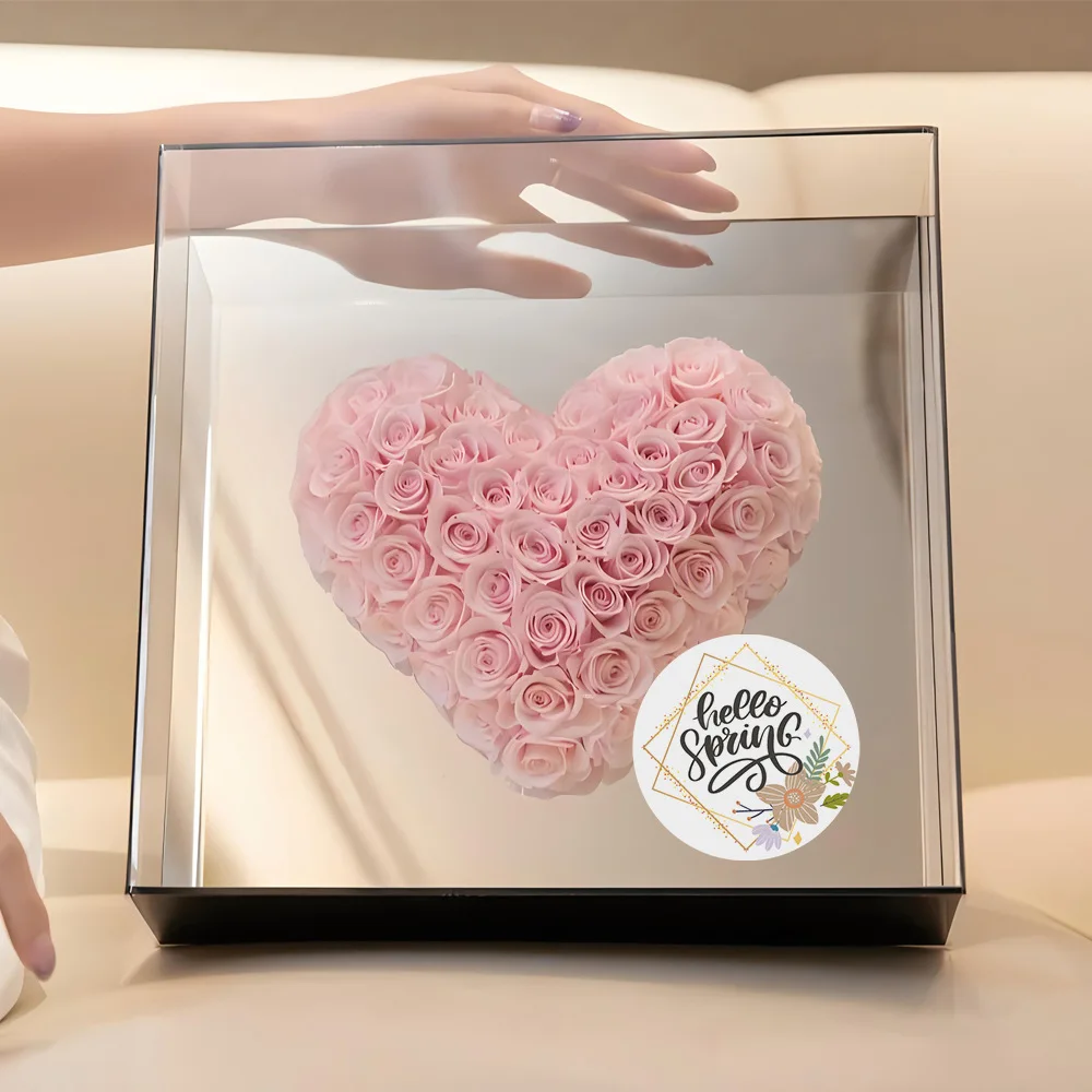 500pcs/roll 휴일 선물을위한 해피 어머니의 날 스티커 카드 장식 봉투 인감 Lablels 1inch 감사합니다 스티커 Scrapbooking