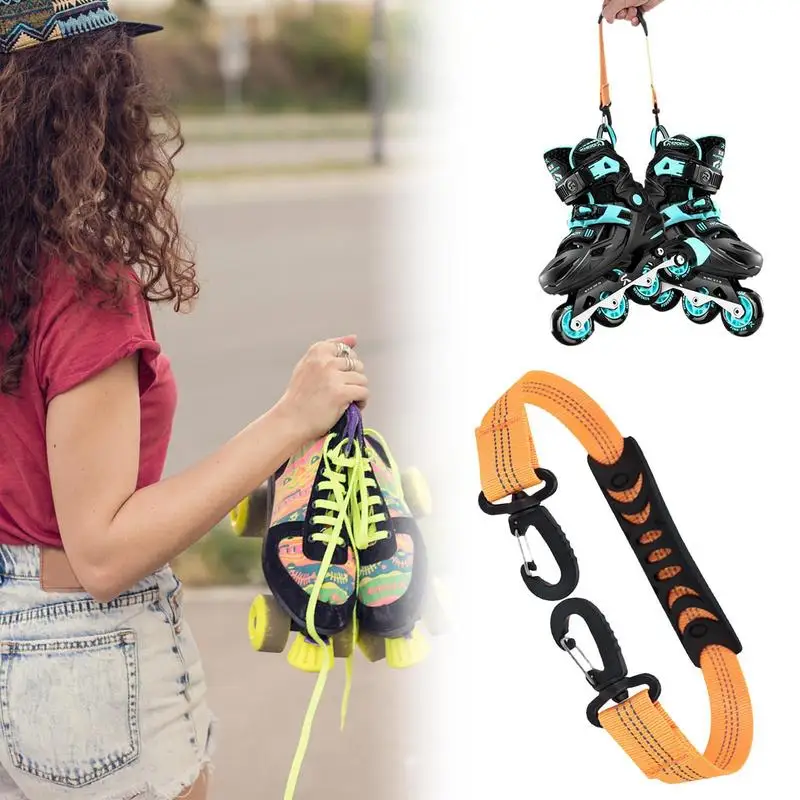 Ski Boots Carrier Strap Portable Snowboard Boot Carrying Strap For Boots Roller Skates Skating Shoes Skiing Equipment Accessory 4