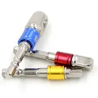 3PC Couleur Hexagonale Vis Tournevis Changement Extension Tête Carrée Socket Tool Set pour Électrique Tournevis 6