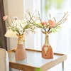 Resin Handicraft Cartoon Deer Flower Vase Floral Arrangement Accessories Artificial Animal Sculpture Home Decoration Accessories 1