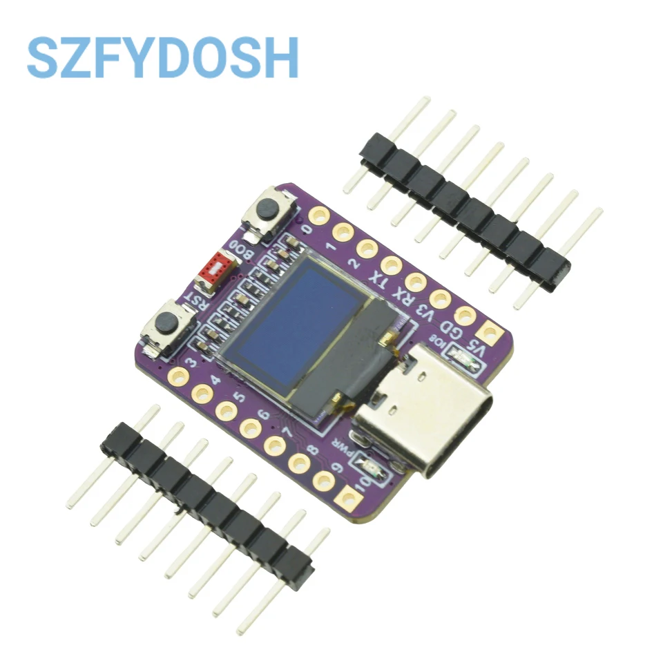รูปสินค้า โมดูลไร้สาย ESP32-C3 + OLED 0.42 นิ้ว สำหรับ Arduino