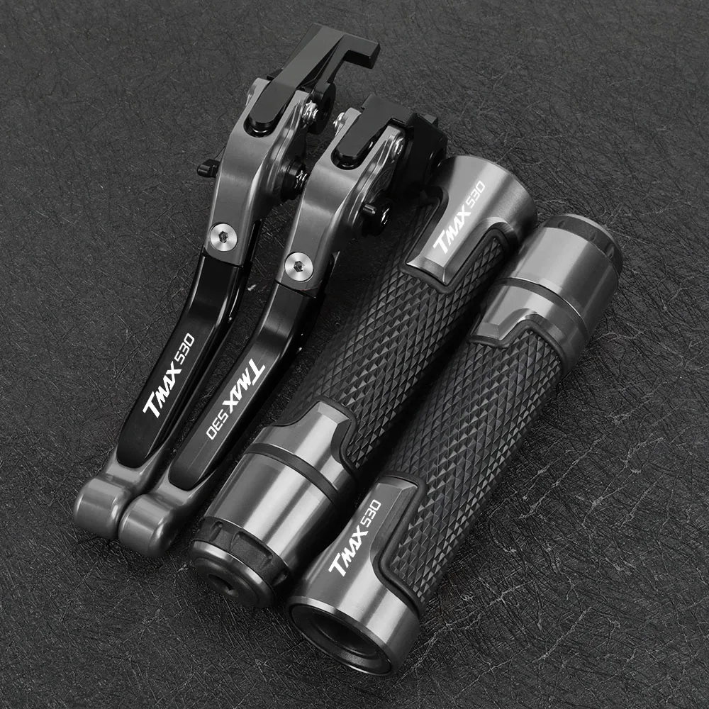 

For YAMAHA T-MAX TMAX 530 TMAX530 2001-2007 2006 Motorcycle Folding Extendable CNC Adjustable Clutch Brake Levers Handbar Grips