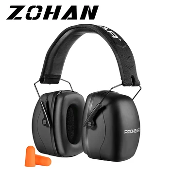 ZOHAN-청력 보호 안전 귀마개 총 범위 사냥용 수동 귀 보호대, 소음 방지 귀마개 NRR 30db