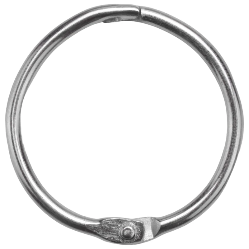 Llaveros de Metal libro de recortes, anillas de hojas sueltas de 1,2 pulgadas, 25 | - AliExpress