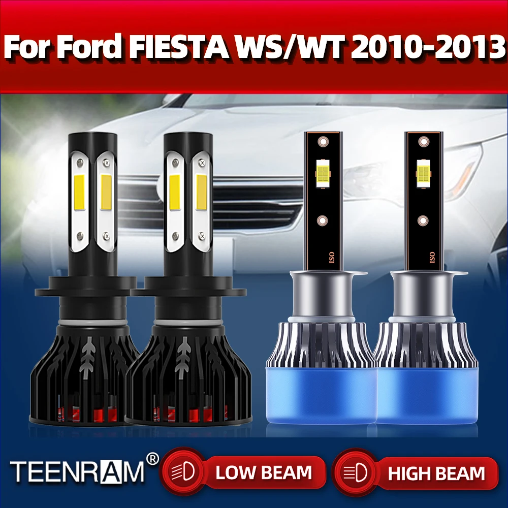 

LED Car Headlights Bulbs 40000LM 240W Car Lamps 12V 6000K White Auto Headlamps For Ford FIESTA WS/WT 2010 2011 2012 2013