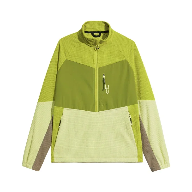 VECTOR Unisex Half-Zip Fleece Jacket for Camping and Hiking with Technology and Fleece Rain Jacket Men Jackets Jaqueta Feminina
