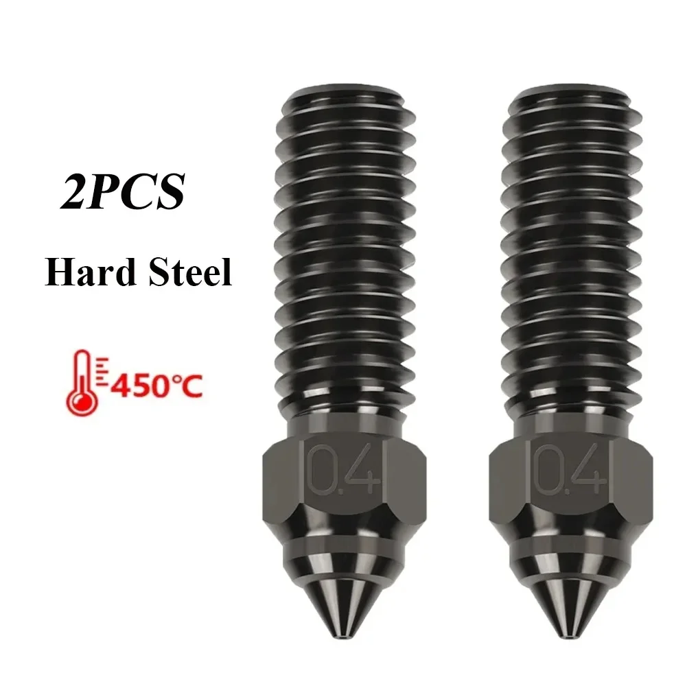 Premium Brass-Plated Copper Hard Steel 3D Printer Nozzles