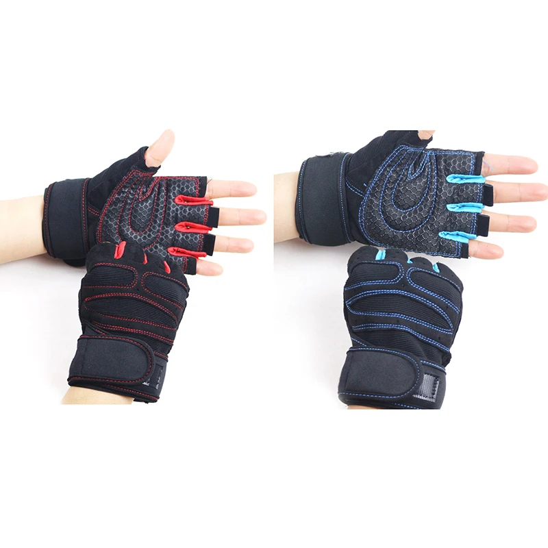 Gym Gloves Fitness Weight Lifting Gloves Body Building Training Sports Exercise Cycling Sport Workout Glove for Men Women 4