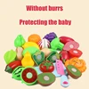 Educational Toy Plastic Kitchen Toy Set Cut Fruit and Vegetable Food Play House Simulation Toys Early Education Kids Toys Gifts 3