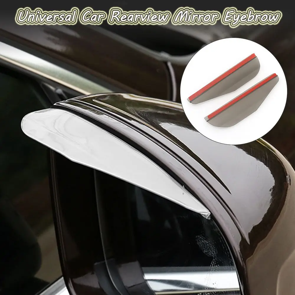 

Rain Shield Eyebrow Waterproof Universal Rain Cover Sun Visor Shade Car Rearview Mirror Rain Eyebrow Protector