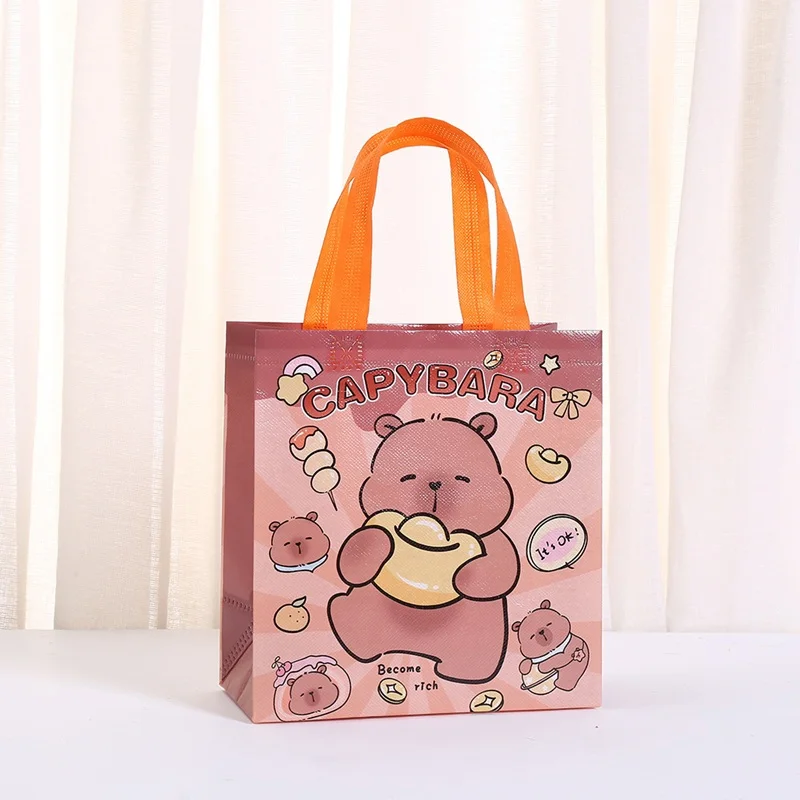 Capybara Geburtstagsparty-Geschenke, 3D-Aufkleber, Miniatur-Szene, Geschenktüte, Ballon, zum Aufhängen, Popcorn-Boxen, PVC-Strohhalm, Papa-Kreise, Brille – Detail 25