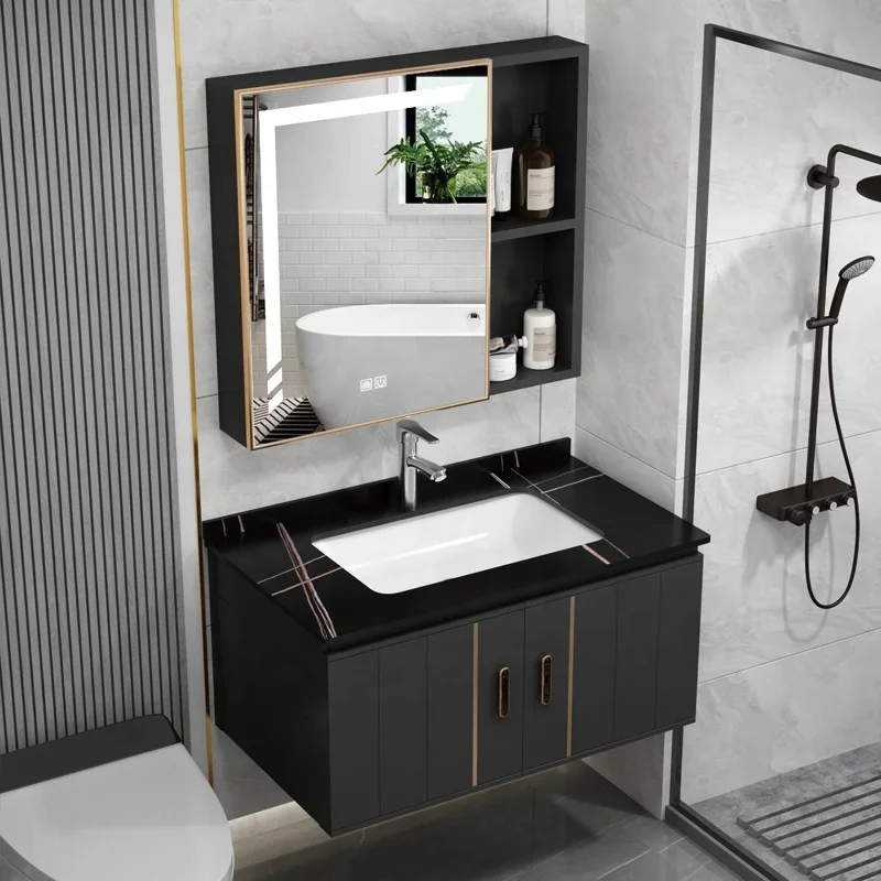 Bathroom Cabinet Combination Bathroom Household Wash Basin Cabinet Wash Basin