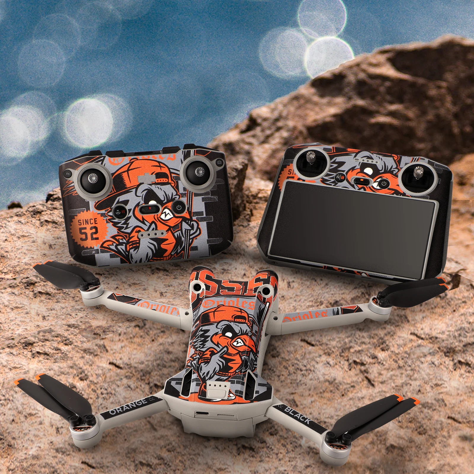 Stickers Drone Protective Film Waterproof Remote Decals Full Cover Skin for DJI Mini 3 Pro Drone Accessories drone accessories fashion stickers camera sticker smartphone stickers