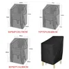 210D Waterproof Chair Organizer Stacked Chair Dust Cover Storage Bag Outdoor Garden Patio Dustproof Furniture Protector 3