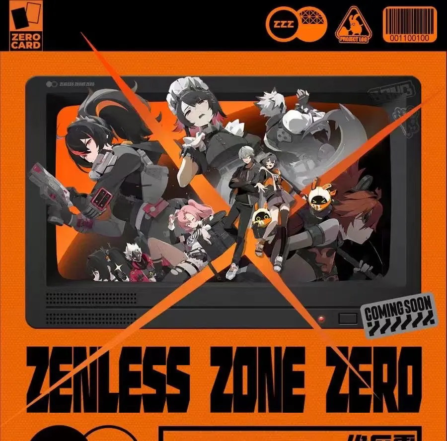 Новинка 2024, коллекция карт Zenless Zone Zero, усилитель, коробка