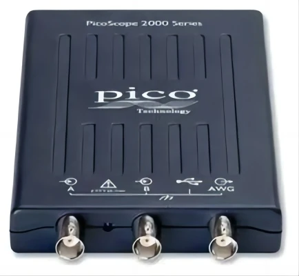 

PICOSCOPE 2205A PC USB Oscilloscope, PicoScope 2000, 2 Channel, 25 MHz, 200 MSPS, 16 kpts, 14 ns