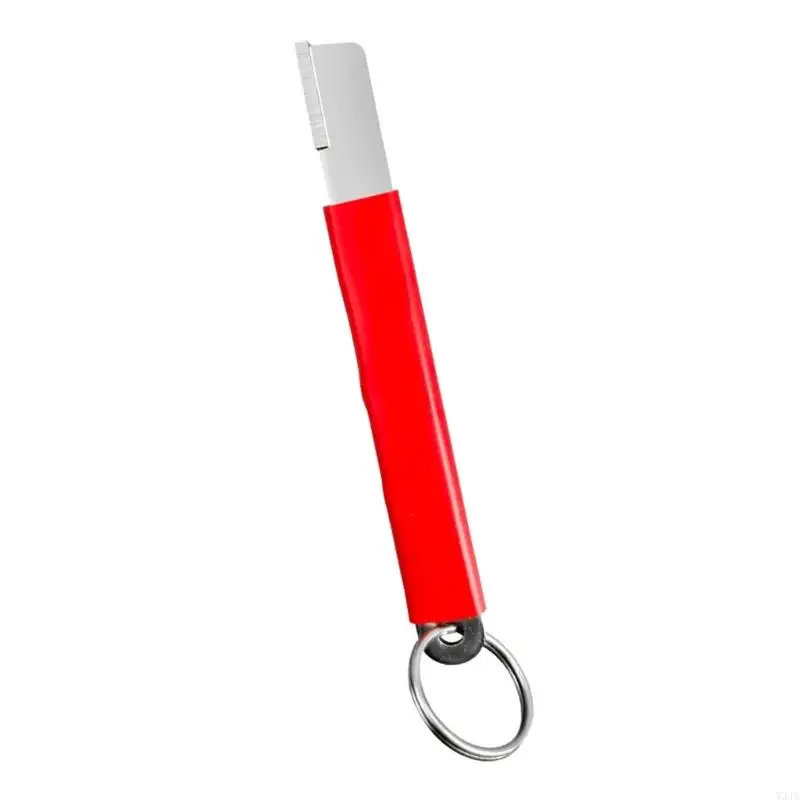W3JA Metal Cutters Pruning Sharpening Stone Handheld Garden Shear Scissors Sharpener with Lid Pocket Sharpening Scissor