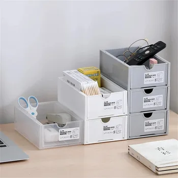 Scatole Impilabili per Organizzazione Scrivania
