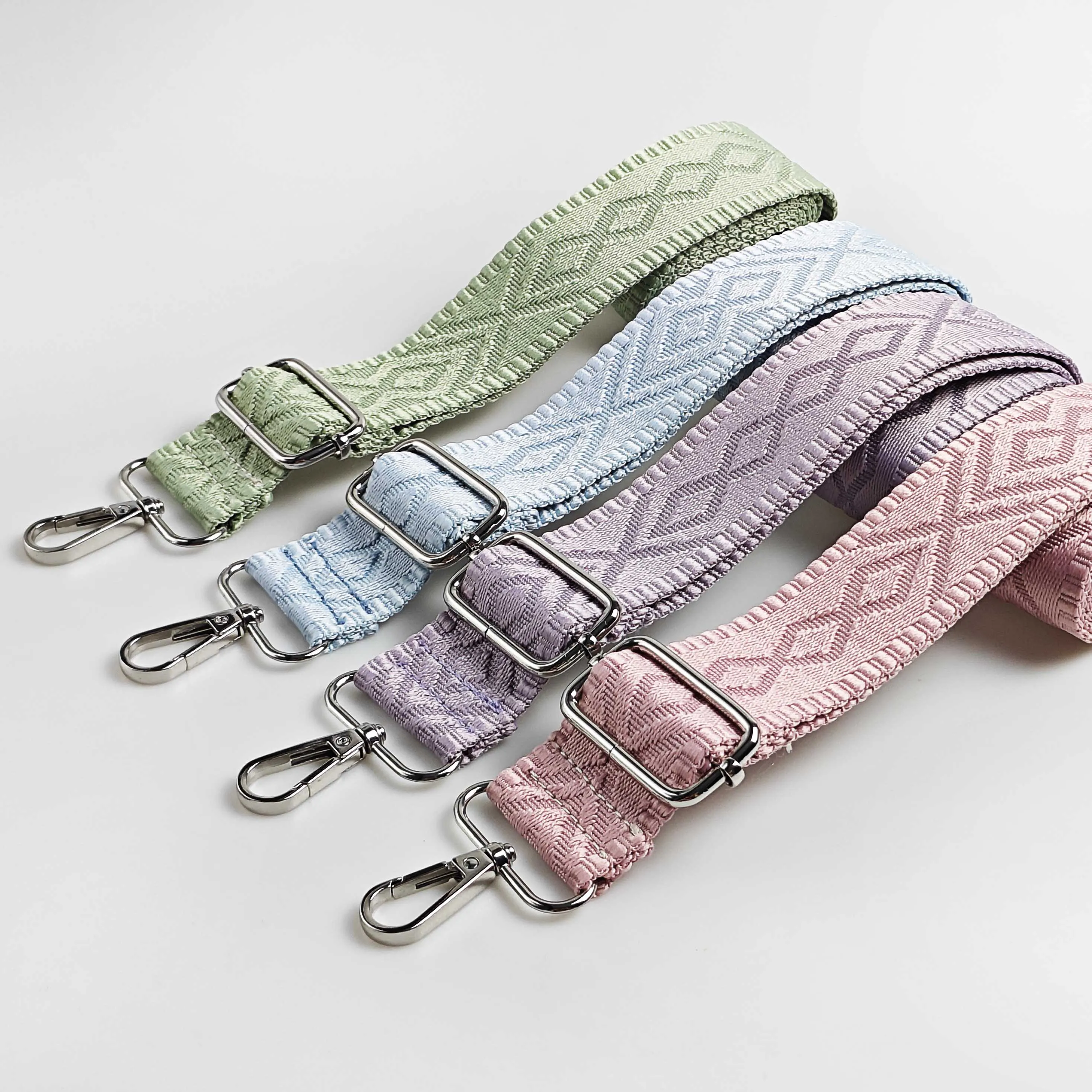 1 Piece 1.50inch Wide Adjustable Handbag Purse Strap Replacement Crossbody Shoulder Strap Geometry Pattern Jacquarded Strap