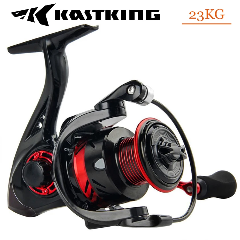 

Рыболовная катушка KastKing Sharky, рыболовная катушка с металлическим корпусом, максимальное усилие тяги 13 + 1 23 кг, для пресной и соленой воды