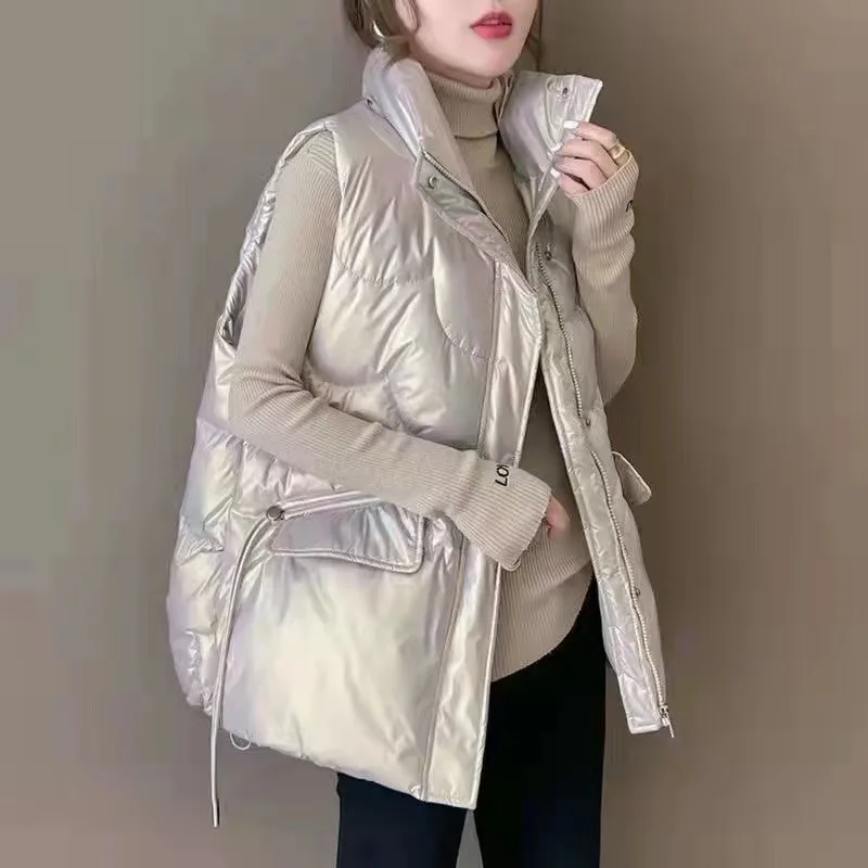 Рисунок 3 - 2023 элегантный пуховик с воротником-стойкой