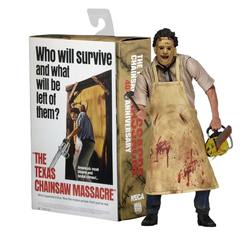 Фигурка Fondjoy Leatherface, коллекционная Техасская модель резня бензопилы, игрушки для 14+ лет, унисекс, пластиковые куклы