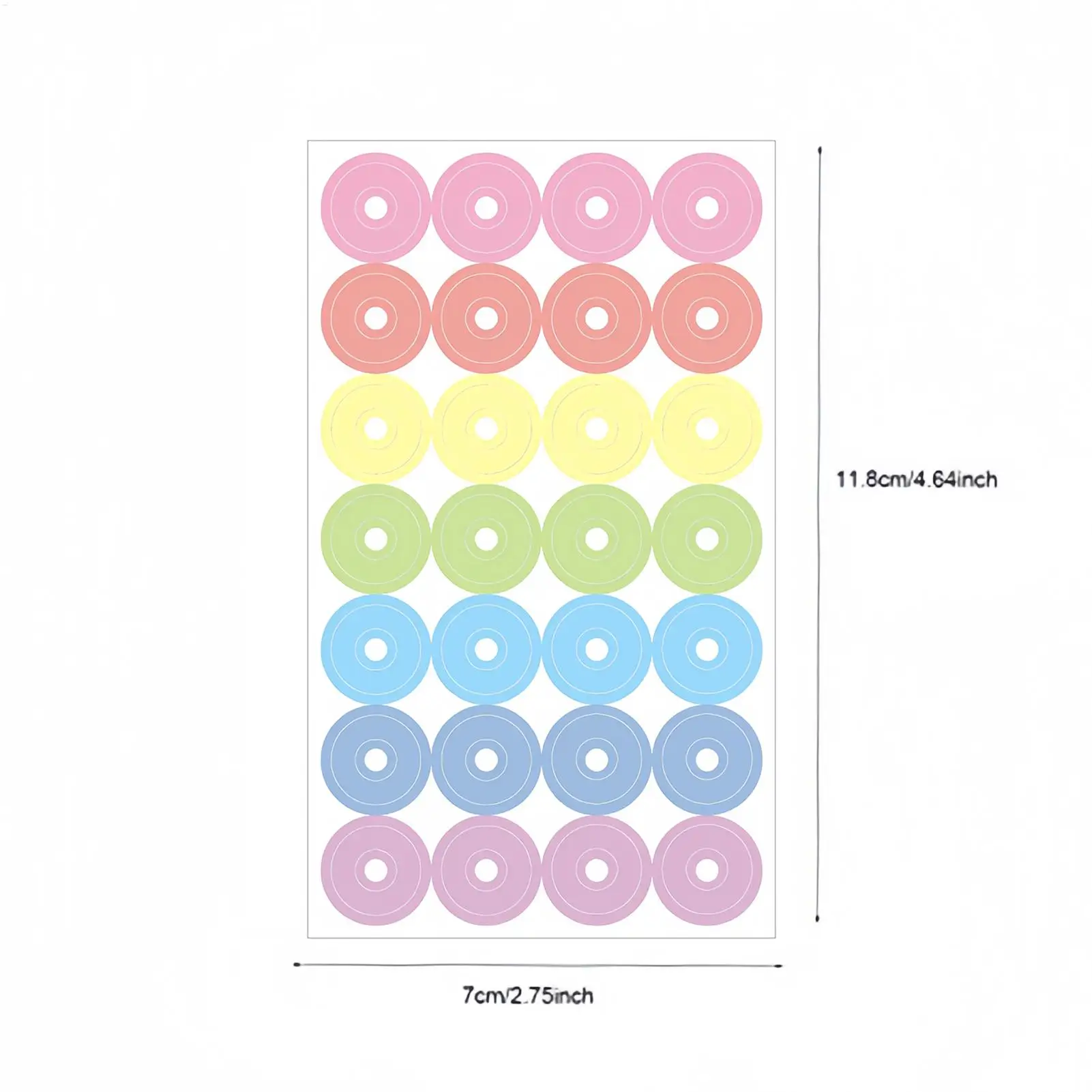 Paper Hole Reinforcements Round Sticky Reinforcers Self-adhesive Hole Protectors For Paper For Drafting Loose Notes Package Book
