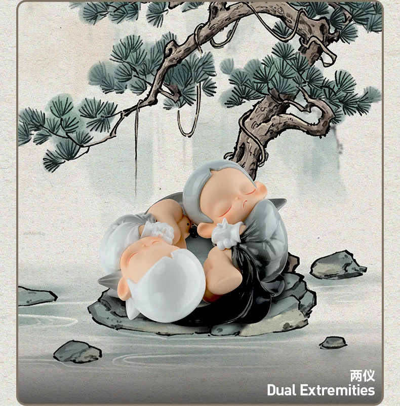 thumbnail image 1 of Figura de acción de caja sorpresa de la serie Wu Shuang Town del 14.º aniversario, figura misteriosa de Dimoo Skullpanda, caja sorpresa, modelo de juguete para coleccionar, 1 of 5