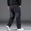 Fashion Oversized Jeans Men 10XL Straight Denim Pants Loose Trousers Mens Plus Size 50 Baggy Jeans Male Streetwear Casual Pants 4