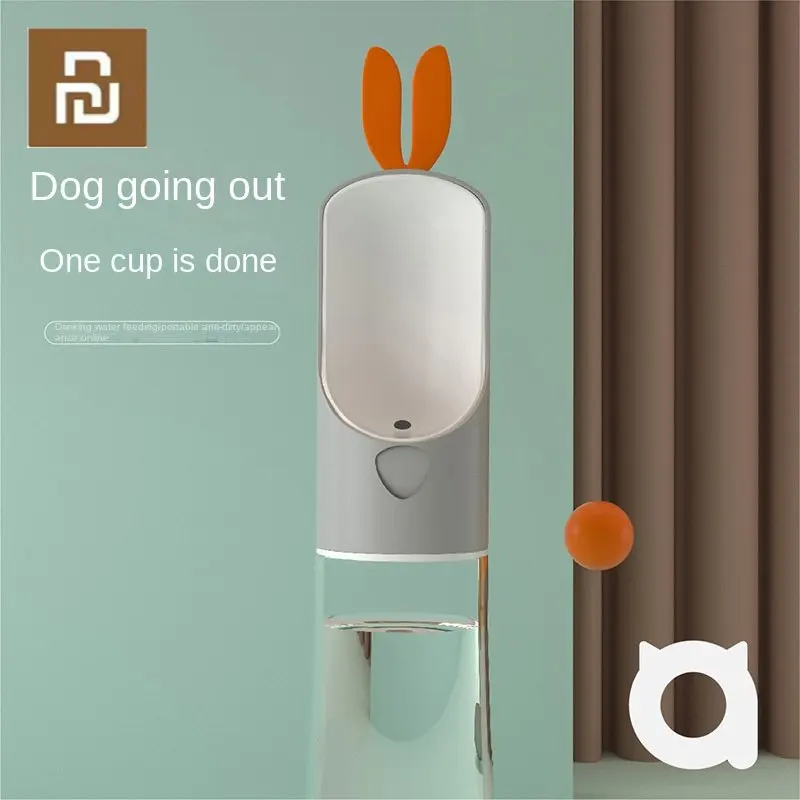 

Youpin Dog Outdoor Drinking Water Cup Water Food Water Cup Convenient Not Wet Mouth Accompanying Cup Kettle Pet Supplie
