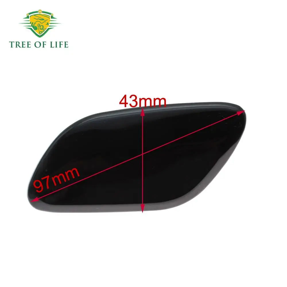 Car Headlight Washer Nozzle Cover New Front Headlight Washer Nozzle Cover lamp Water Spray Jet Cap For VOLVO XC70 MK2 2008 2009 2010 2011 2012 2013 2014 2015