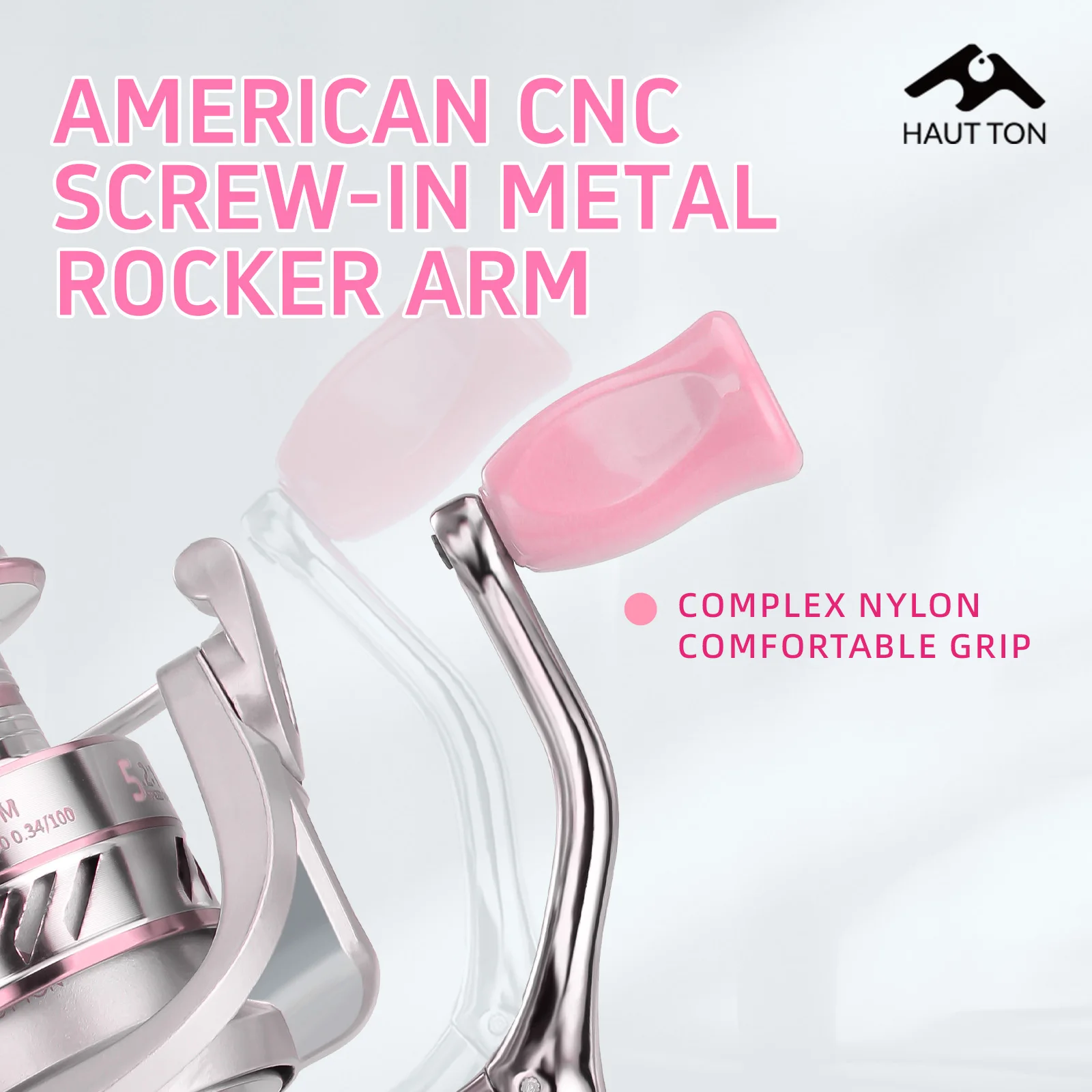 HAUT TON PINK SW1500-7000 Spinning Fishing Reel - Main Image