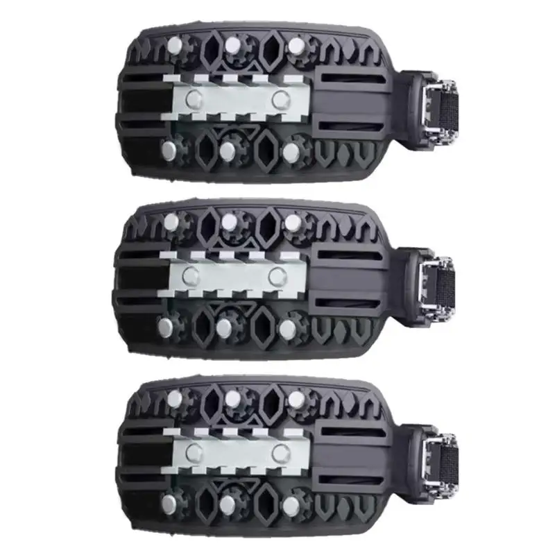 Tire Chains Reusable Lock Chain For Ice Road Winter Snow Tire Chains For Winter Driving On Snow Ice Mud And Mountain Roads Set