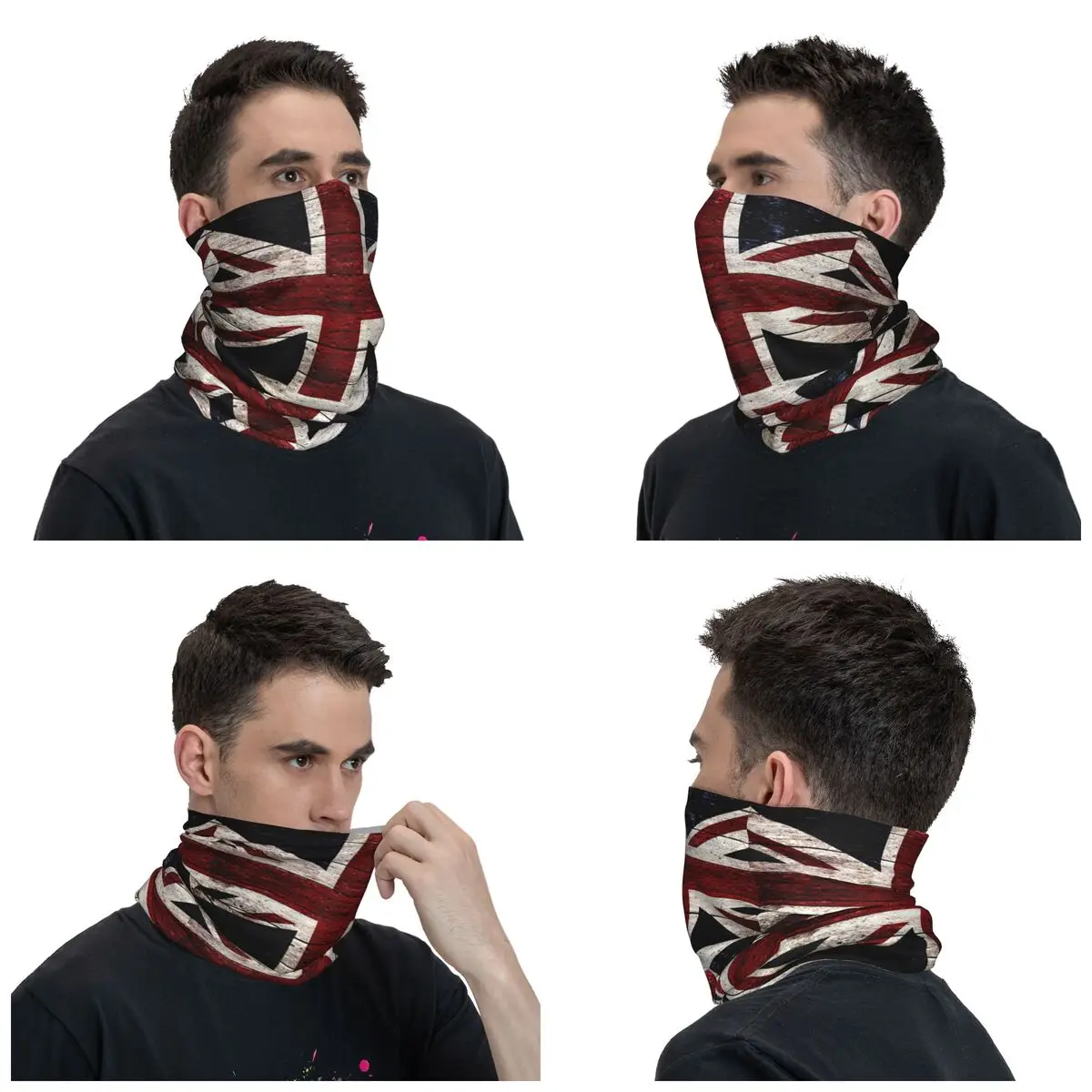 Cycling Bandana Bandana Headscarf Cotton Bandana Camouflage Bandana Motorcycle Bandana Multifunctional Bandana Neck Gaiter Bandana Neck Cover Neck Wrap Neck Tube Scarf Union Flag Bandana Neck Gaiter