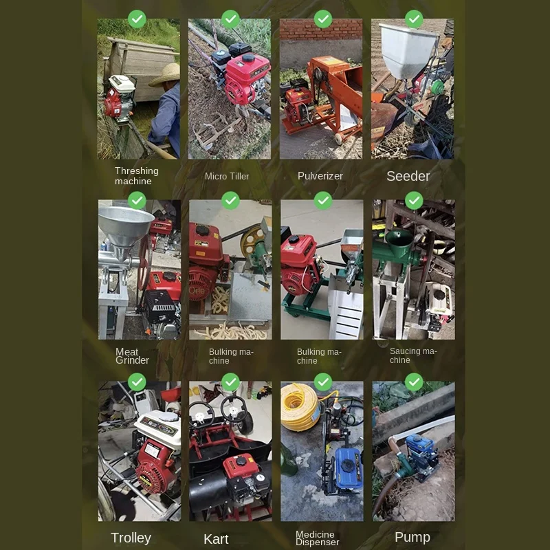 DF NEW 170F Gasoline Engine 212CC Four-stroke Gasoline Engine Gas Used For Road Cutter Compressor Etc 1800-3600RPM 7.5 hp