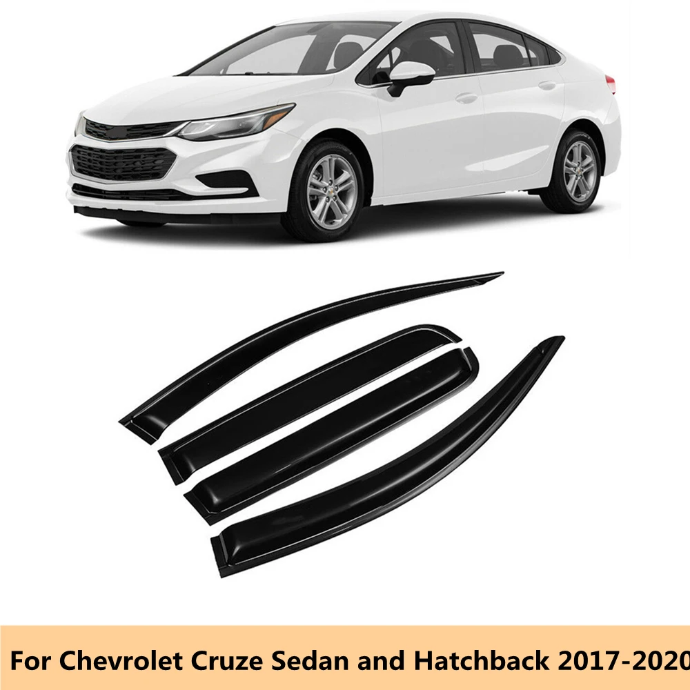 

For Cruze Sedan Hatchback 2017 2018 2019 2020 Car Side Window Visor Deflector Windshield for Rain Guard Shields