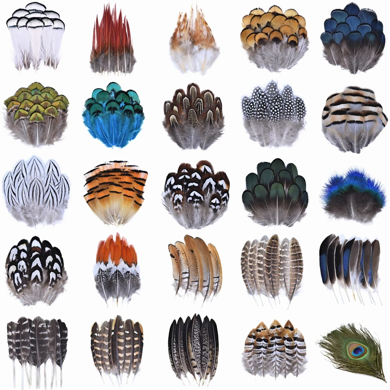 Wholesale Natural Pheasant Feathers Peacock Feather Eagle Small Plume Handicraft Accessories Jewelry Creation Holiday Decoration