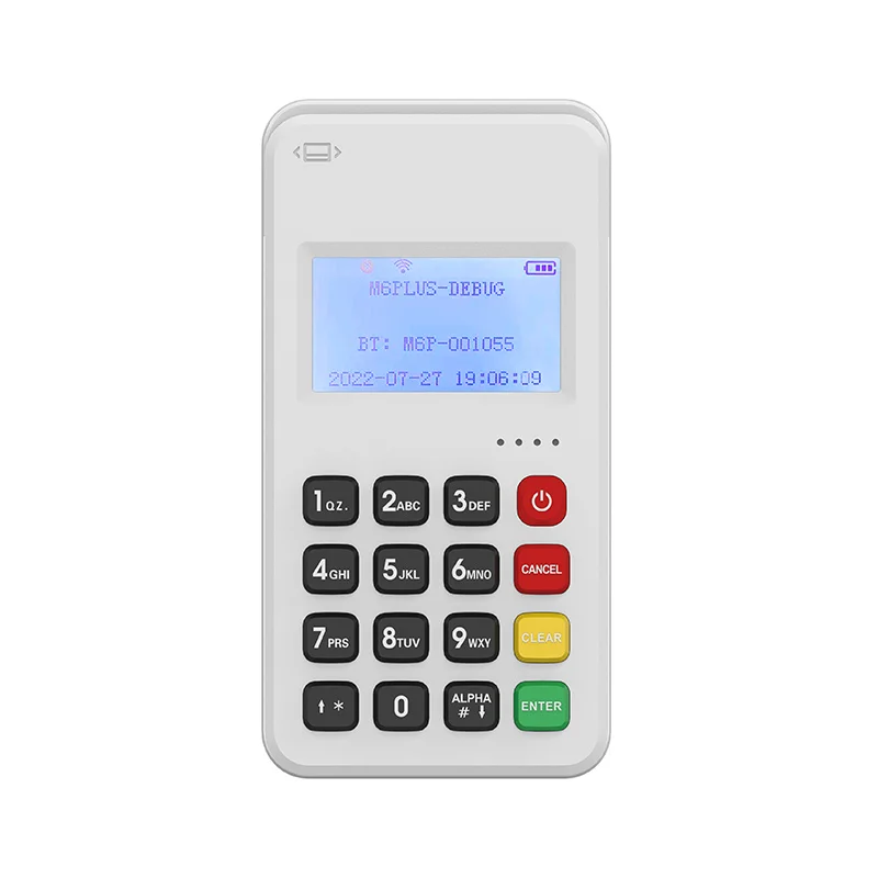 M6 PLUS 3 in 1 저렴한 스마트 핸드헬드 MPOS 기기 무료 SDK 포함..