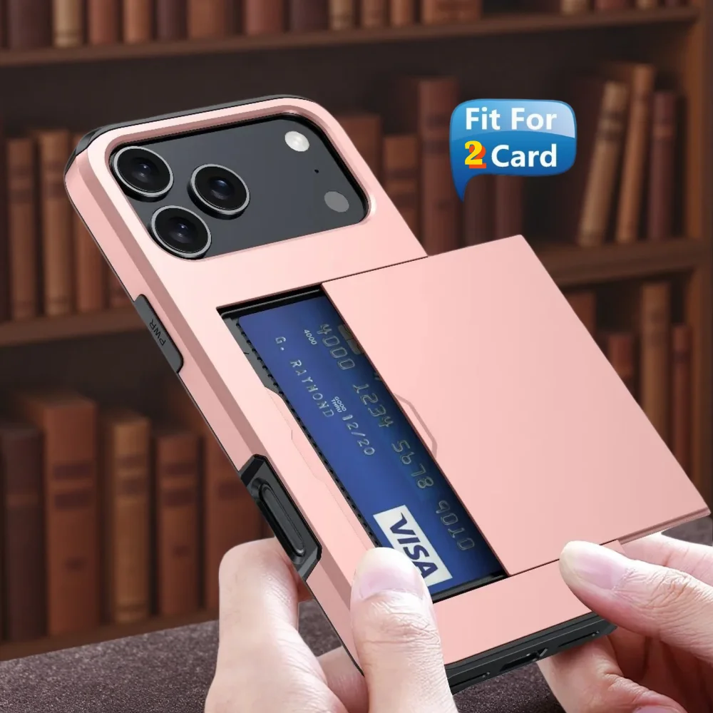 Shockproof Protective Case with Wallet Card Holder