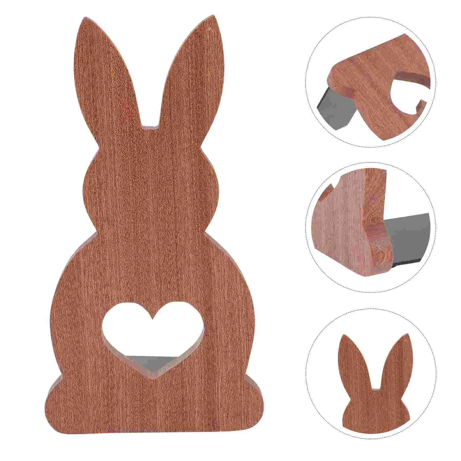 Rabbit Shaped Book Ends Wood Shelf Storage Stopper Wooden Bookends Decoration Child Office 1 50 alloy crane city engineering vehicle toy simulation dumper mixer truck car model decoration boy child gift